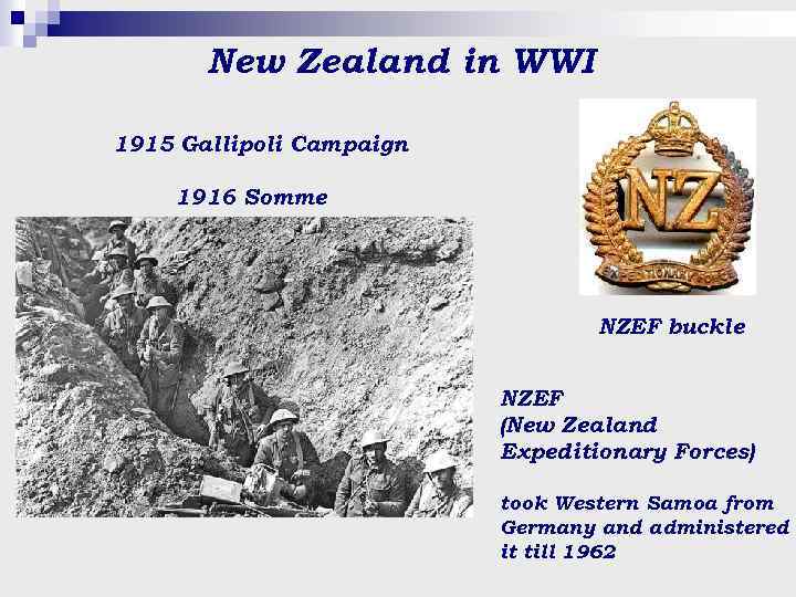 New Zealand in WWI 1915 Gallipoli Campaign 1916 Somme NZEF buckle NZEF (New Zealand