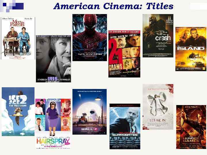 American Cinema: Titles 