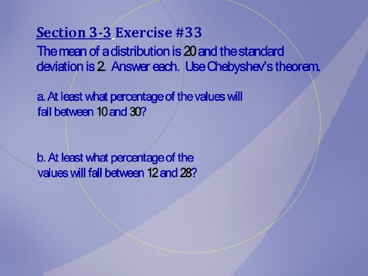 Section 3 -3 Exercise #33 