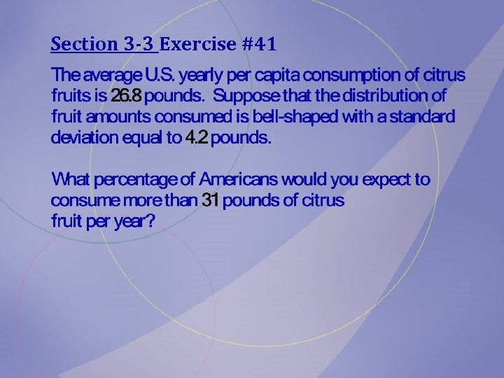 Section 3 -3 Exercise #41 