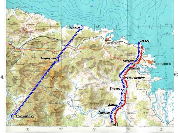 Терское м. Фарс Марказит Каневка Носовка Г Г Усть-Лимит Власово Тупин Мячино Камышовка 534