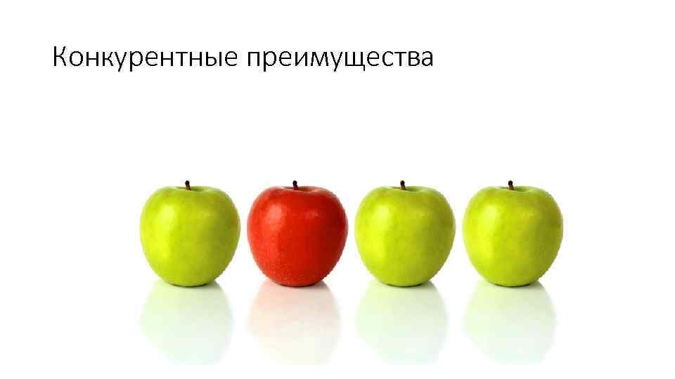 Конкурентные преимущества 
