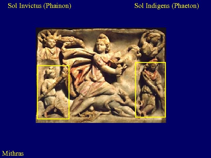 Sol Invictus (Phainon) Mithras Sol Indigens (Phaeton) 