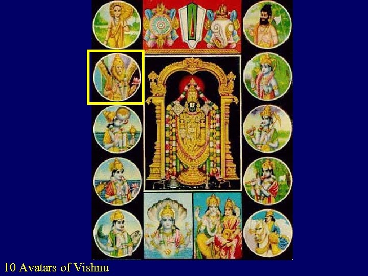 10 Avatars of Vishnu 
