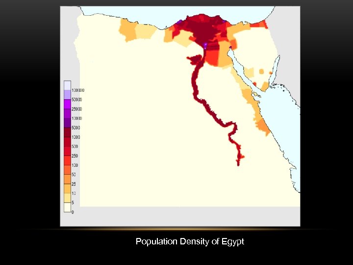 Population Density of Egypt 