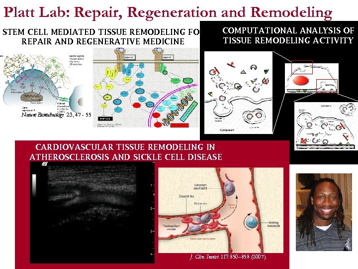 Platt Lab: Repair, Regeneration and Remodeling STEM CELL MEDIATED TISSUE REMODELING FOR REPAIR AND