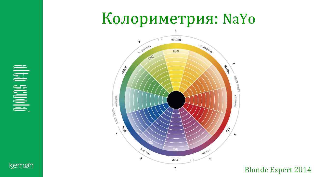 Колориметрия: Na. Yo 01 10 Blonde Expert 2014 