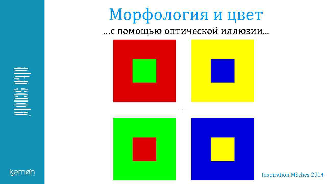 Морфология и цвет …с помощью оптической иллюзии. . . Inspiration Mèches 2014 