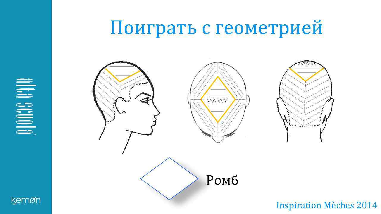 Поиграть с геометрией Ромб Inspiration Mèches 2014 