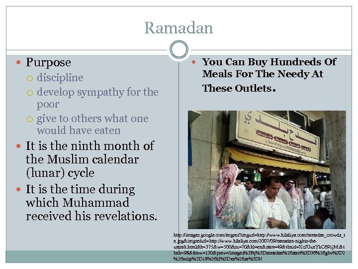 Ramadan Purpose discipline develop sympathy for the poor give to others what one would