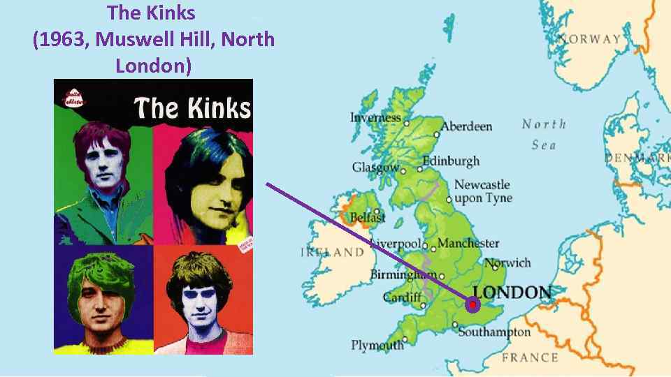 The Kinks (1963, Muswell Hill, North London) 