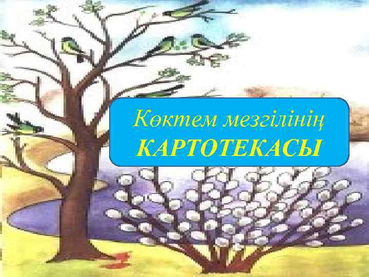 Көктем мезгілінің КАРТОТЕКАСЫ 