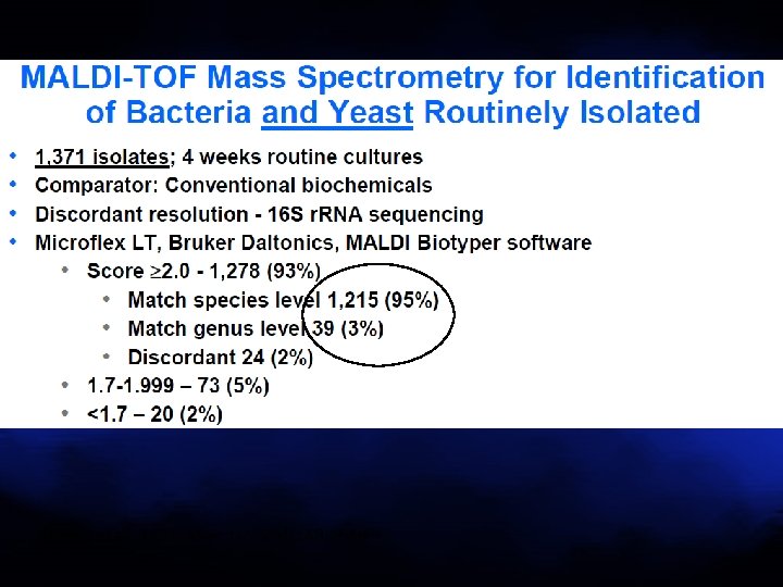 Bizzini et al. J Clin Microbiol 2010; 48: 1549 