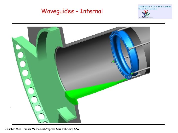 Waveguides - Internal G. Barber Mice Tracker Mechanical Progress Cern February 2007 
