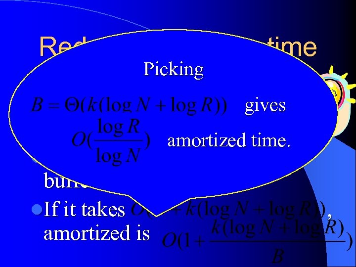 Reducing insertion time l. If we had a Picking rebuild the way to entire