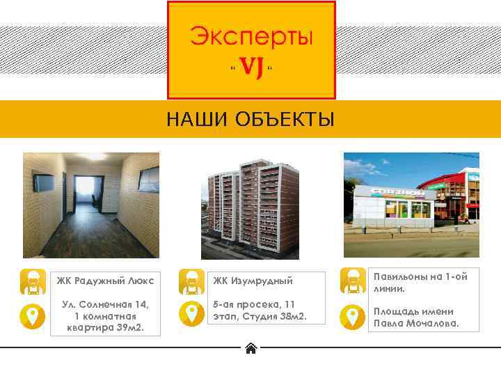 НАШИ ОБЪЕКТЫ ЖК Радужный Люкс Ул. Солнечная 14, 1 комнатная квартира 39 м 2.