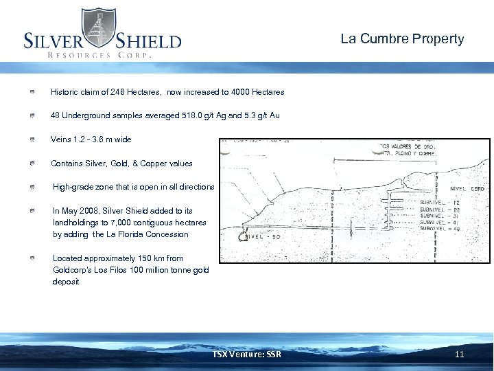 La Cumbre Property Historic claim of 246 Hectares, now increased to 4000 Hectares 48