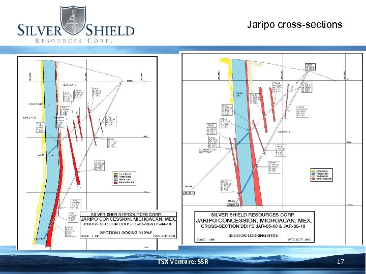 Jaripo cross-sections TSX Venture: SSR 17 