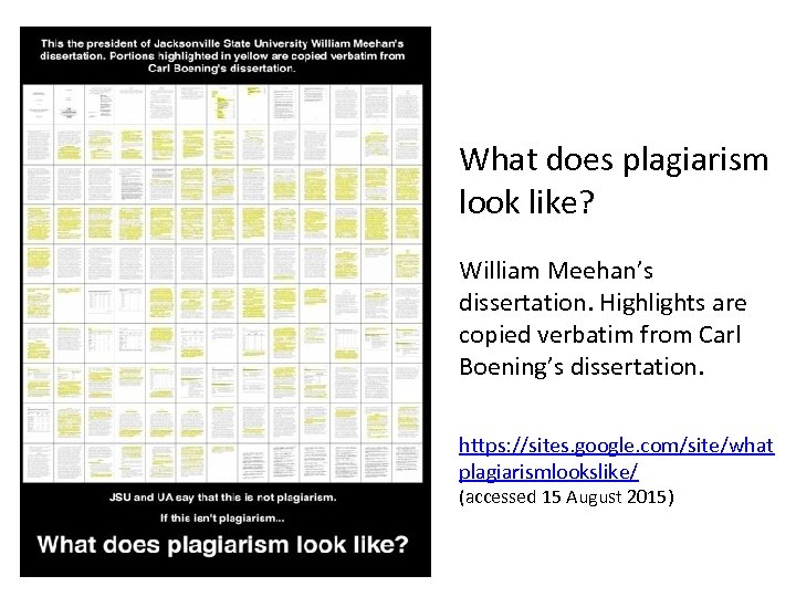 What does plagiarism look like? William Meehan’s dissertation. Highlights are copied verbatim from Carl