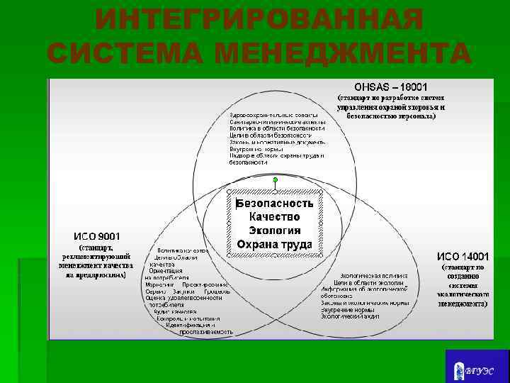 ИНТЕГРИРОВАННАЯ СИСТЕМА МЕНЕДЖМЕНТА 
