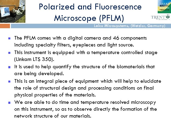 Polarized And Fluorescence Microscope Pflm Leica Microsystems Wetzlar