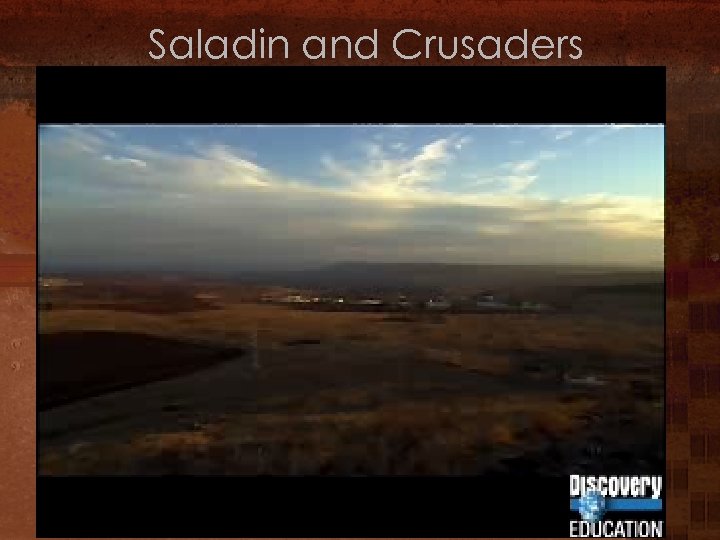 Saladin and Crusaders 