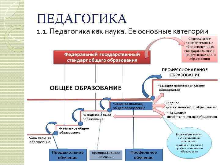 ПЕДАГОГИКА 1. 1. Педагогика как наука. Ее основные категории 