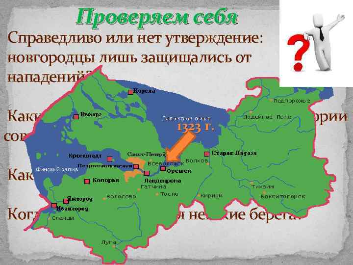 Проверяем себя Справедливо или нет утверждение: новгородцы лишь защищались от нападений? Какие крепости были