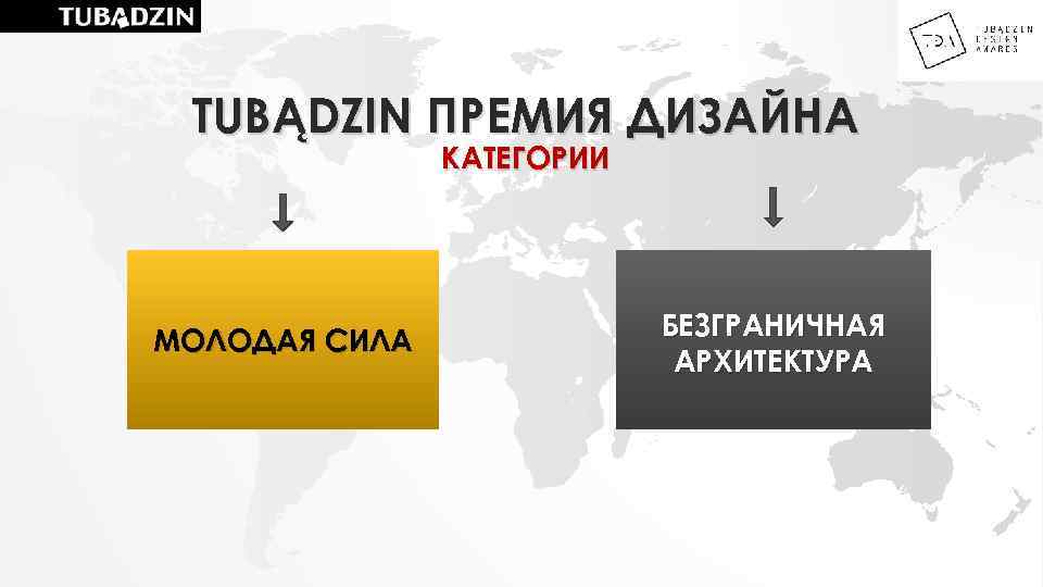 TUBĄDZIN ПРЕМИЯ ДИЗАЙНА КАТЕГОРИИ МОЛОДАЯ СИЛА БЕЗГРАНИЧНАЯ АРХИТЕКТУРА 