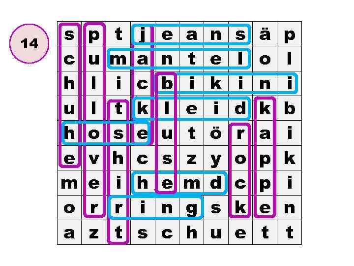 14 s c h u h e m o a p u l l