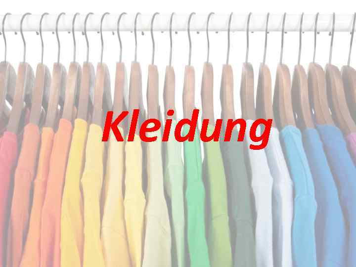 Kleidung 