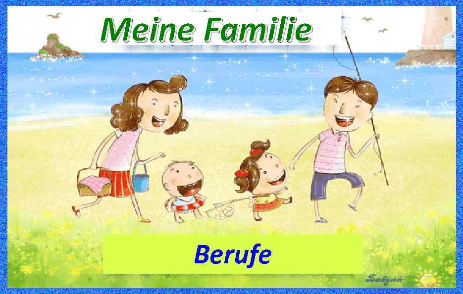 Meine Familie Berufe 