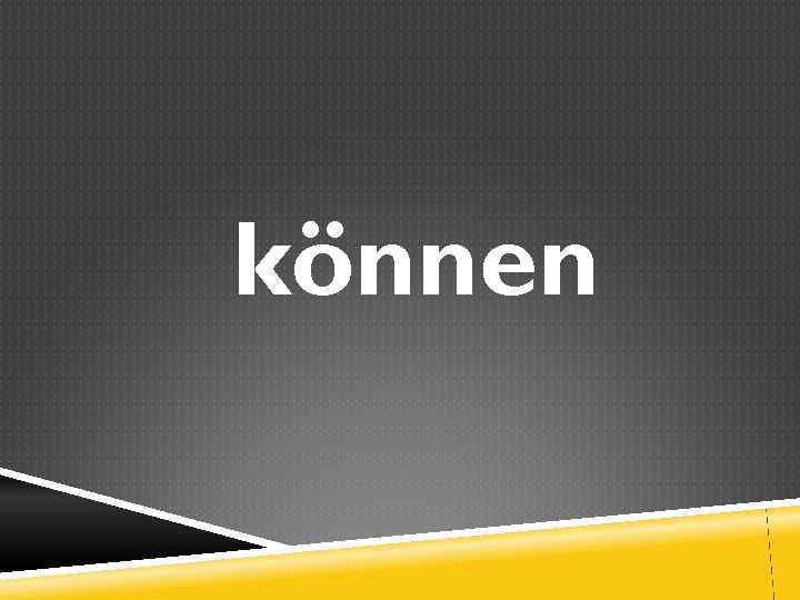können 