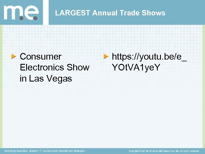 LARGEST Annual Trade Shows Consumer Electronics Show in Las Vegas https: //youtu. be/e_ YOt.