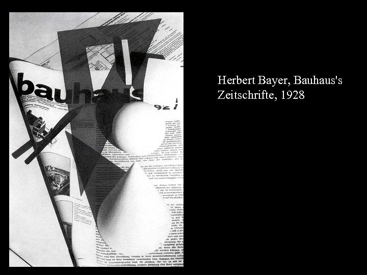 16 -17 Herbert Bayer, Bauhaus's Zeitschrifte, 1928 