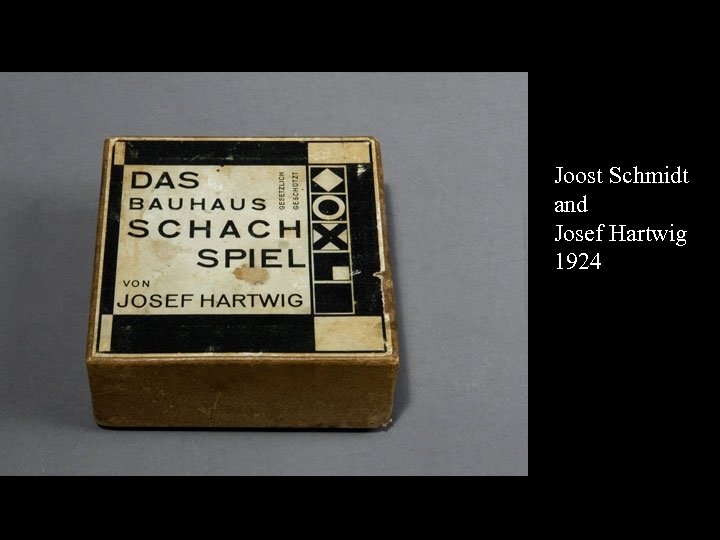 16 -17 Joost Schmidt and Josef Hartwig 1924 