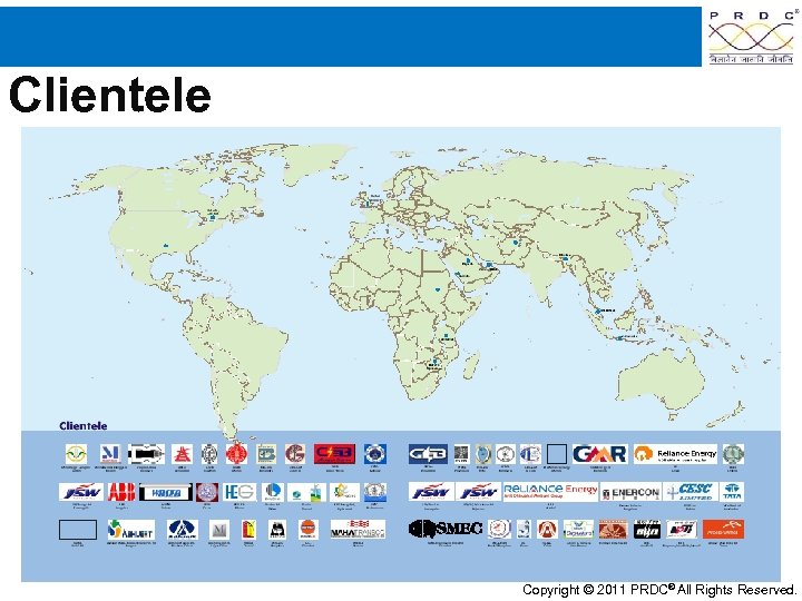 Clientele Copyright © 2011 PRDC® All Rights Reserved. 