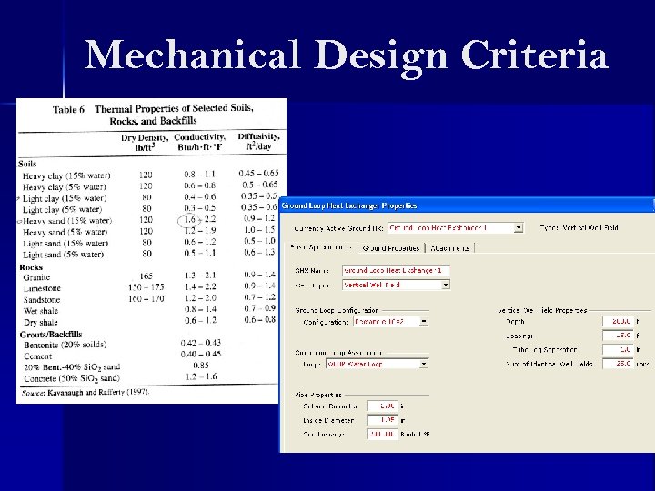 Mechanical Design Criteria 