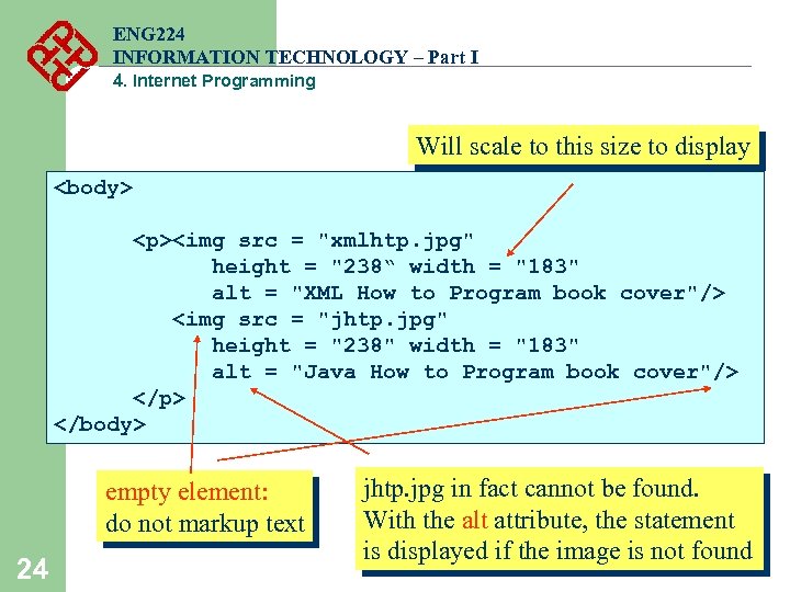 ENG 224 INFORMATION TECHNOLOGY – Part I 4. Internet Programming Will scale to this