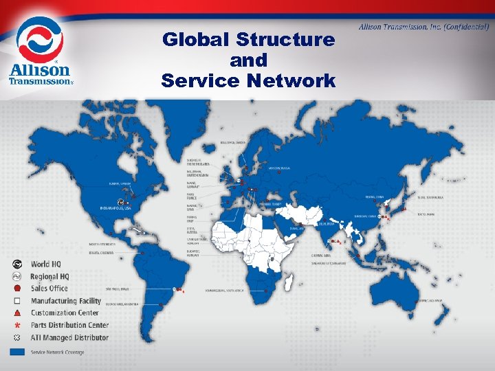 Global Structure and Service Network 