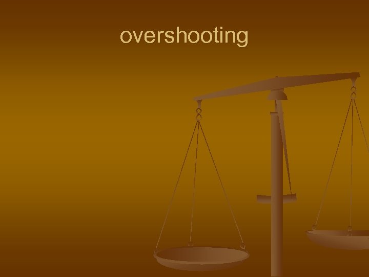 overshooting 