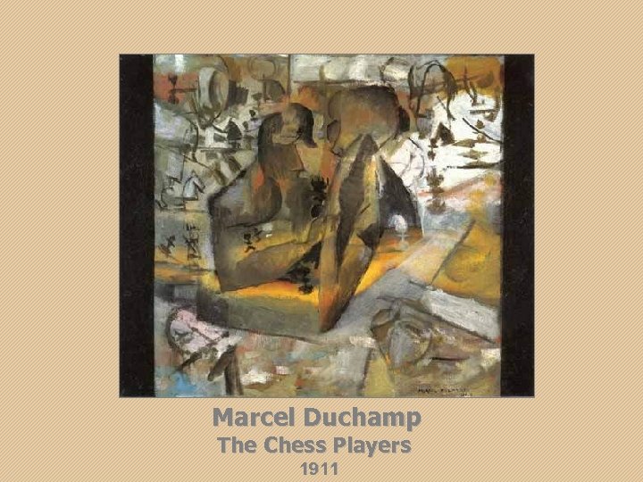 Marcel Duchamp The Chess Players 1911 
