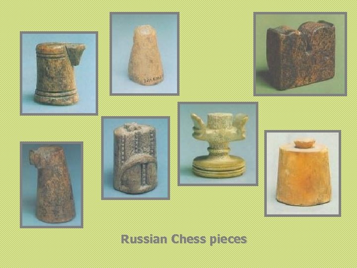  Russian Chess pieces 