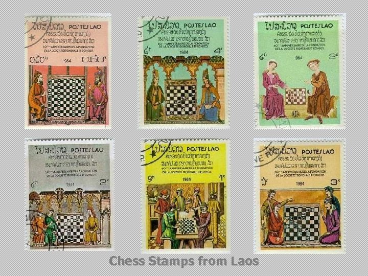 Laos Chess Stamps from Laos 