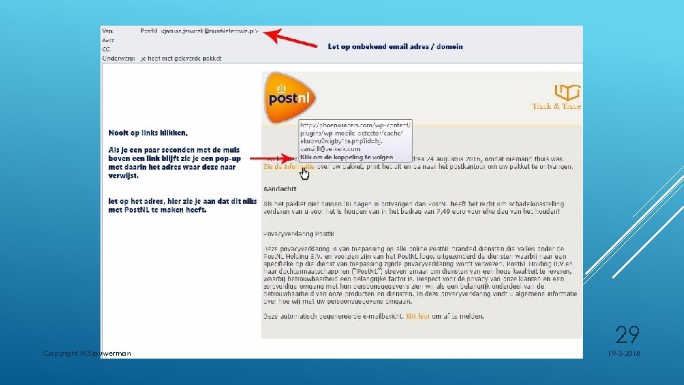 29 Copyright W. Sjouwerman 19 -3 -2018 