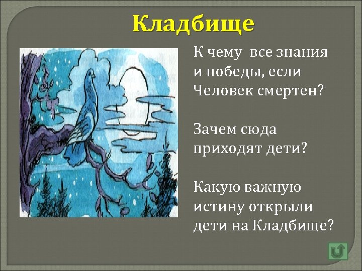 Кладбище К чему все знания и победы, если Человек смертен? Зачем сюда приходят дети?