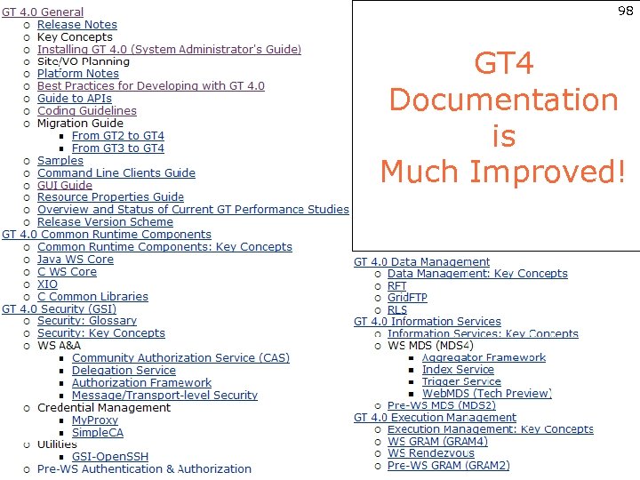 98 GT 4 Documentation is Much Improved! 