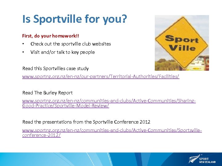 Is Sportville for you? First, do your homework!! • Check out the sportville club