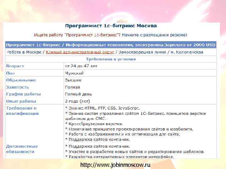 http: //www. jobinmoscow. ru 