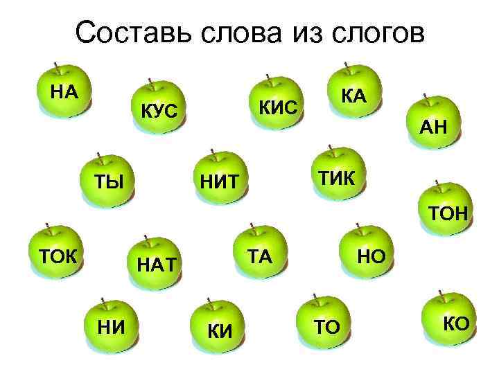 Генератор слов из слогов